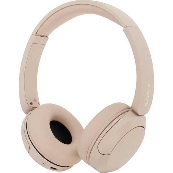 Беспроводные наушники Sony WH-CH520 бежевые 1